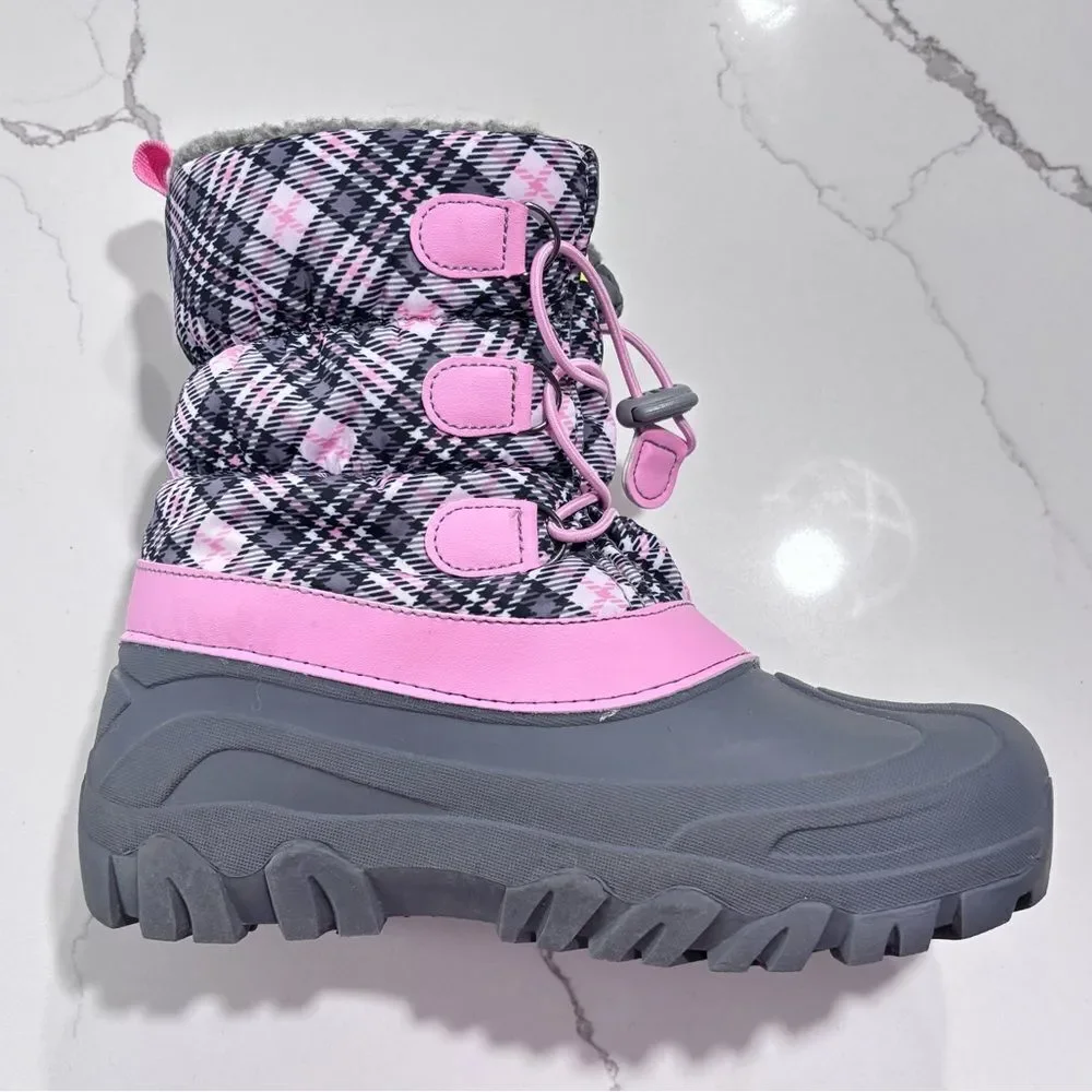 Western Chief | Snowden Sweet Plaid Big Girls Insulated Winter Snow Boots 5B